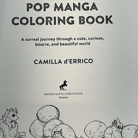 The Manga Artists Workbook Chibis By Christopher Hart & Pop Manga Coloring Book - Picture 3 of 8